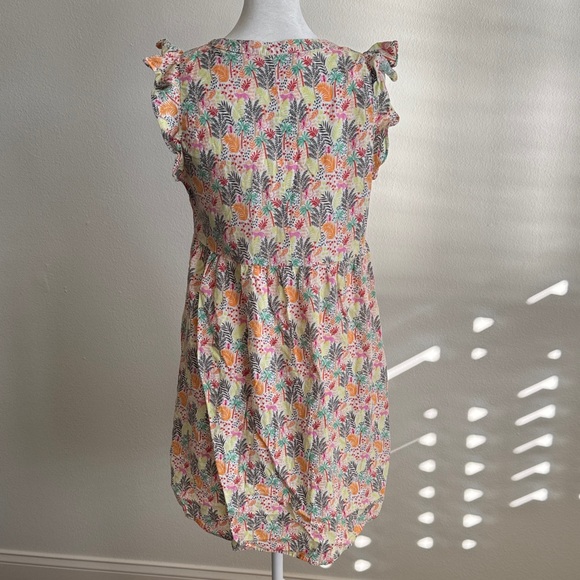 LOFT Multicolor Floral Ruffle Dress - Picture 8 of 9